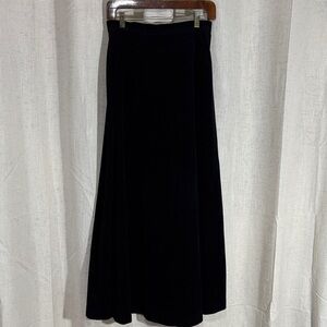 Vintage 60s/70s Vanity Fair Black Maxi Skirt